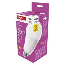 EMOS ZQ5E93 LED ZIAROVKA CLASSIC A95 / E27 / 28 W (200 W) / 3452 LM / NEUTRALNA BIELA