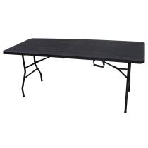AUTRONIC AZ-K1003 BK Stůl campingový černý 180x74, skládací, s madlem pro snadné přenášení