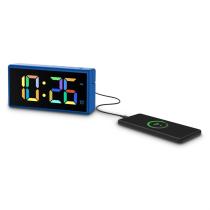 HAMA 222209 IBIZA, DIGITALNY BUDIK, VIACFAREBNY DISPLEJ, USB NAPAJANIE, USB S FUNKCIOU NABIJ., MODRY vystavený kus