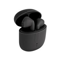 SETTY TWS-1 BEZDROTOVE BLUETOOTH SLUCHADLA S NABIJACIM PUZDROM, CIERNA (GSM165780)