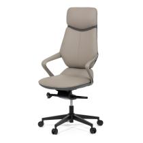 AUTRONIC KA-T8426 GREY Kancelářské křeslo, šedá ekokůže, houpací mechanismus s aretací ve 4 polohách