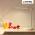 COLORWAY LED STOLNA LAMPA CW SO ZABUDOVANOU BATERIOU, BIELA (CW-DL02B-W) vystavený kus