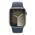 APPLE WATCH SERIES 9 GPS + CELLULAR 45MM SILVER STAINLESS STEEL CASE STORM BLUE SPORTB-M/L,MRMP3QC/A