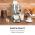 KLARSTEIN FUTURA ESPRESSO KAVOVAR 20 BAR 1450 W 125 L NEHRDZAVEJUCA USLACHTILA OCEL 10035183