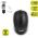 PORT CONNECT WIRELESS OFFICE, BEZDROTOVA MYS, USB-A/USB-C DONGLE, 2,4GHZ, 1000 DPI, CIERNA