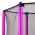 KLARFIT ROCKETKID 140 CM TRAMPOLINA