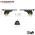 NORDRIVE HELIO IN-RAIL, COMPLETE SET ALUMINIUM ROOF BARS - L - EVOS IA