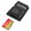 SANDISK 214500 EXTREME PLUS MICROSDXC 64GB + SD ADAPTER 200MB/S, 90MB/S A2 C10 V30 UHS-I U8