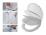 SCHUTTE WC SEDATKOSEA STAR, S AUTOMATICKYM KLESANIM SOFT CLOSE, MATERIAL DUROPLAST