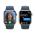 APPLE WATCH SERIES 9 GPS + CELLULAR 45MM SILVER STAINLESS STEEL CASE STORM BLUE SPORTB-M/L,MRMP3QC/A