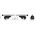 NORDRIVE HELIO RAIL, COMPLETE SET ALUMINIUM ROOF BARS - L - EVOS RA
