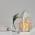 SOLIGHT 1V232 DREVENA LAMPAS S LED SVIECKOU, 2X AA