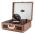 AUNA PEGGY SUE BR PRENOSNY RETRO GRAMOFON, VYNIL LP CD USB SD, HNEDA FARBA, 10030831
