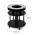 BLUMFELDT WOOD STOCK, OHNISKO 2-V-1, BBQ GRIL, O56CM, USLACHTILA OCEL, CIERNE, 10034530