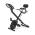 CAPITAL SPORTS AZURA X1, CIERNY, X-BIKE, DO 120 KG, MERANIE PULZU, SKLAPACI, 4 KG, 10030160