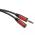 EMOS SM5105 3,5MM ST/M-3,5MM ST/F 5M CIERNA