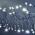 SOLIGHT 1V11-W LED VONKAJSIA VIANOCNA RETAZ S DIALK. OVL.- CLUSTER, 576 LED, 8 FUNK., STUDENA BIELA