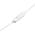 HAMA 132480 THOMSON SLUCHADLA S MIKROFONOM EAR3005, SILIKONOVE STUPLE, BIELE
