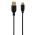 HAMA 135784 USB-C KABEL FLEXI-SLIM, TYP A VIDLICA - TYP C VIDLICA, 0,75 M, CIERNY