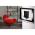 HAMA 108720 NASTENNY DRZIAK LCD XS, VESA 100X100, FIXNY, CIERNY
