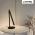 COLORWAY LED STOLNA LAMPA CW SO ZABUDOVANOU BATERIOU, CIERNA (CW-DL02B-B) vystavený kus