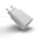 FIXED FIXC35-2C-WH SIETOVA NABIJACKA S 2X USB-C VYSTUPOM, PODPORA PD, 35W, BIELA