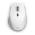 PORT CONNECT SILENT, BEZDROTOVA MYS, USB-A/USB-C DONGLE, 2,4GHZ, 1600 DPI, BIELA