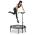 KLARFIT JUMPANATIC FITNESS TRAMPOLINA, 44/112 CM, RUKOVAT, SKLAPACIA, BIELA, 10032110