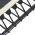 KLARFIT JUMPANATIC FITNESS TRAMPOLINA, 44/112 CM, RUKOVAT, SKLAPACIA, BIELA, 10032110