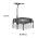 KLARFIT JUMPANATIC FITNESS TRAMPOLINA, 44/112 CM, RUKOVAT, SKLAPACIA, CIERNA, 10032109