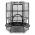 KLARFIT ROCKETKID 5, 140 CM TRAMPOLINA, BEZPECNOSTNA SIET, BUNGEE PRUZENIE, KVETOVY VZOR, 10028958