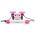 KLARFIT STEPPER POWERSTEPS, BIELO-RUZOVY, 10009707