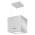 KLARSTEIN KRONLEUCHTER, 600M3/H, BIELY, STROPNY ODS. PAR, ZAVESNY, LED, SKLO, 10030939