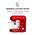 KLARSTEIN BELLA ROSSA 2G, KUCHYNSKY ROBOT, 1200 W, 2,5/5 L, SKLENA MISA, CERVENA FARBA, 10031673