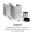 KLARSTEIN DARYA, DIGESTOR, 90 CM, 310 M3/H, USLACHTILA OCEL, STRIEBORNY, 10033828