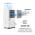 KLARSTEIN DRYFY 20, ODVLHCOVAC VZDUCHU, KOMPRESIA, 20 L/24 H, CASOVAC, 420 W, BIELY, 10032042