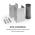 KLARSTEIN SILVER LINING 60, DIGESTOR, 60 CM, 600M3/H, EEK, USLACHTILA OCEL, 10033777