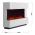 KLARSTEIN STUDIO-1, BIELY, ELEKTRICKY KOZUB, LED SIMULACIA PLAMENA, 750/1500 W, 40 M, 10030845