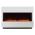 KLARSTEIN STUDIO-1, BIELY, ELEKTRICKY KOZUB, LED SIMULACIA PLAMENA, 750/1500 W, 40 M, 10030845