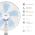 KLARSTEIN SUMMERJAM, STOJACI VENTILATOR, BIELY, 10031452