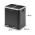 KLARSTEIN TRASH GORDON, PEDALOVY ODPADKOVY KOS, 30L/2 X 15L, TICHY, USLACHT. OCEL, CIERNY, 10033721