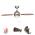 KLARSTEIN VALDERAMA, CERESNOVE DREVO, STROPNY VENTILATOR, 42, 60 W, STROPNA LAMPA, 2 X 43W, 10029347