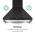 KLARSTEIN VICTORIA, DIGESTOR, 60 CM, RETRO DIZAJN, 645 M3/H, 2 LED SVETLA, CIERNY, 10033709