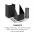 KLARSTEIN ZOLA 60, DIGESTOR, VOLNY PRIESTOR NA HLAVU, 60 CM, 190 W, 610 M3/H, LED, CIERNY, 10034099
