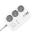 COLORWAY PREDLZOVACI KABEL CW-CHE34PDW (3X220V/2XUSB-A/2XTYPE-C) 65W GAN3 PRO - BIELY