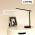 COLORWAY LED STOLNA LAMPA CW SO ZABUDOVANOU BATERIOU, CIERNA (CW-DL02B-B) vystavený kus