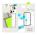 TGP OCHRANNE SKLO PRE IPHONE 14, 3D GLASS + SKLO NA KAMERU (CASE FRIENDLY), TGR-IP14-BLX