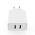 COLORWAY AC NAB. 2XUSB AUTO ID 4.8A (24W), BIELA (CW-CHS016-WT)