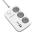 COLORWAY PREDLZOVACI KABEL CW-CHE34PDW (3X220V/2XUSB-A/2XTYPE-C) 65W GAN3 PRO - BIELY