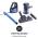ONECONCEPT CLEANTURBO, CYKLONOVY RUCNY VYSAVAC, 600 W, MULTICYCLONIC SYSTEM, MODRY, 10032949